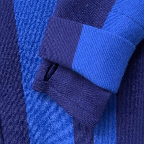 Athleta Cat Track Cardigan- blue tone-on-tone- size L - Picture 5 of 9